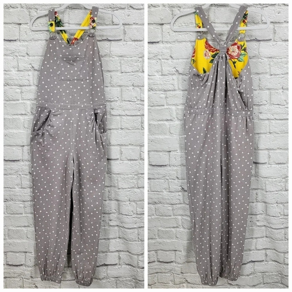435 by Matilda Jane Clothing Stardust Gray Jogger Overalls Sz 16 (Girl) - Picture 16 of 16